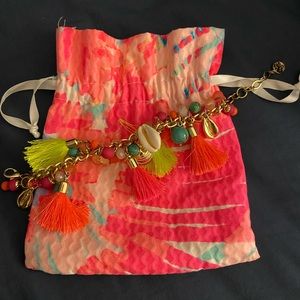 Lilly Pulitzer Charm Bracelet EUC